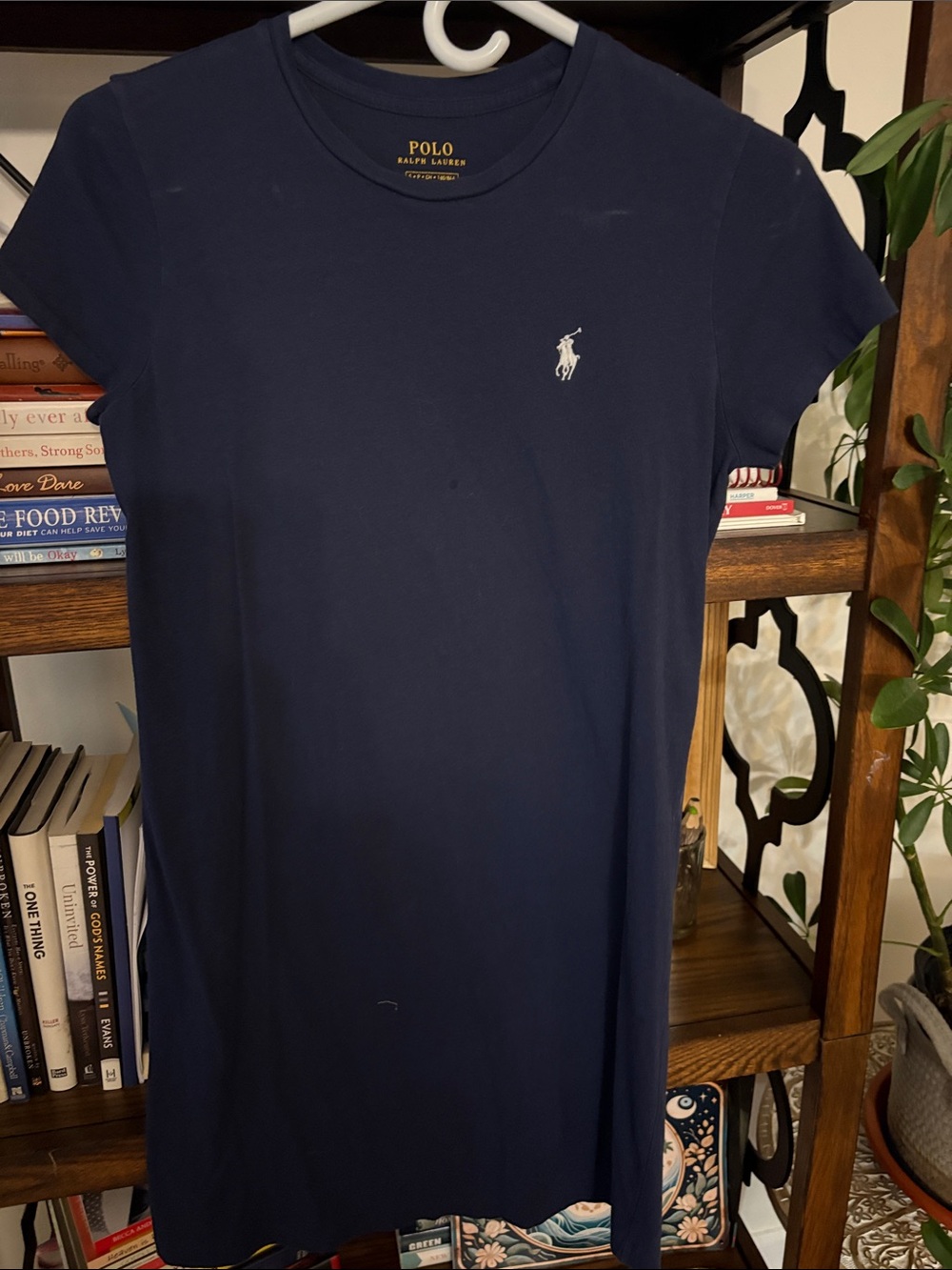 Polo by Ralph Lauren Navy Crewneck Short-Sleeve Tee with White Pony